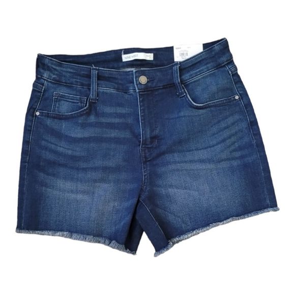Nine West Pants - Nine West Mid Rise Dark Blue Jean's Short Size 6 NWT